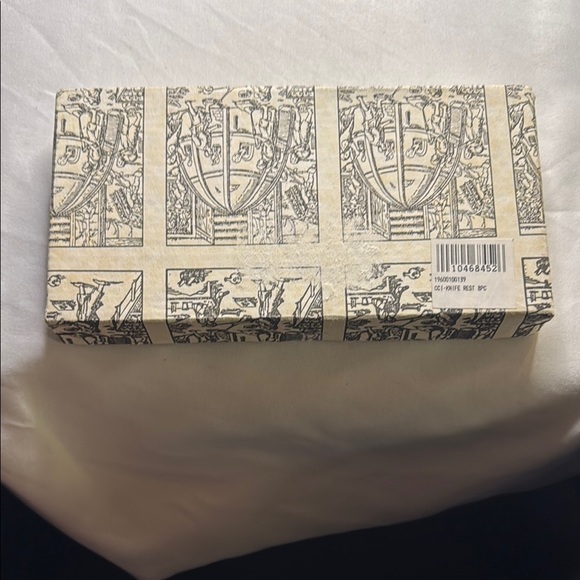 Vintage Kestarto 8PCS Knife Rests ~ Column Design ~ Hungary In Original Box - Picture 2 of 8